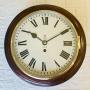 Post Office Fusee Dial Wall Clock - 10 Inch 