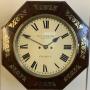Rare Georgian Striking Fusee Wall Clock