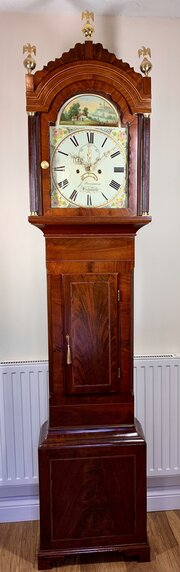 Superb Mahogany Longcase Clock By John Freeman Of Highworth