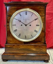 Superior Rosewood London Fusee Bracket Clock