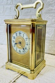 Victorian French Striking Carriage Clock, Lovely
