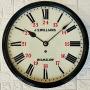 Victorian Fusee Wall Clock 24 Hour Dial