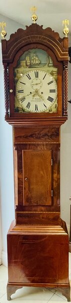 Welsh Automaton Rocking Ship Longcase Clock