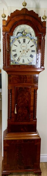 Welsh Moonphase Longcase Clock, Stunning Example