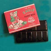 The Big Eagle Paint Box C1950s. Made In England.