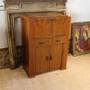  Art Deco Walnut Bureau Bookcase F.H.Marshall & Co