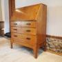 Bureau desk Limed Oak Art Deco manner of Heals 