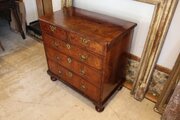 Chest Of Drawers Fine Rare George II Walnut Small 