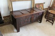 Coffer rare 17th Century Welsh Oak Gower Peninsula