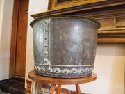 Copper Copper Victorian Heavy Gauge Log Bin C1870