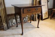 Exceptional George II Oak Lowboy  Side Table C1740