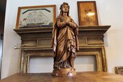 Finely Carved Large Figure Of Mary Magdalene