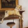Horse Victorian rocking stand folk art c1880