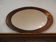 Mirror Arts And Crafts Copper Newlyn Attr C1900