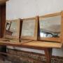 Mirrors rare set of 4 Arts and Crafts Oak liberty 