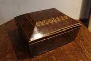 Rare Burr Yew Regency Jewellery Box C1825
