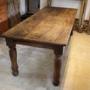 Table Edwardian Oak refectory dining farmhouse 