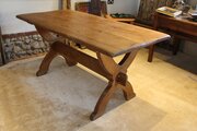 Table Oak Arts & Crafts Refectory Farmhouse Dining