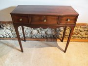Table Hall Lamp Side Console Edwardian Mahogany