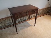 Table Lowboy George III Mahogany Hall Lamp Console