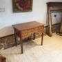 Table lowboy George III Oak side hall lamp console