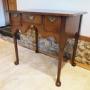 Table lowboy superb George III Oak side lamp hall 