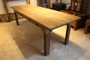 Table Magnificent Rare French Chestnut Refectory 