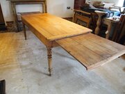 Table Rare Apple Wood Refectory Farmhouse French 