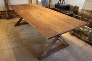 Table Refectory Dining Farmhouse Rare Teak C1930