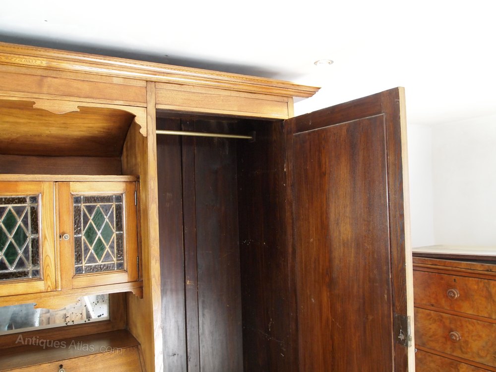 Wardrobe Chest Of Drawers Arts And Crafts Ash C190 Antiques Atlas