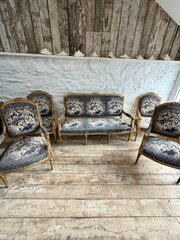 Louis Xvi Style Settee Set