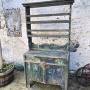 Early 19th century small painted Irish pine Dresser