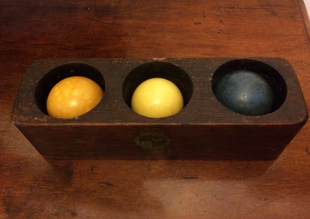 Antiques Atlas Victorian Billiard Balls In Wooden Box