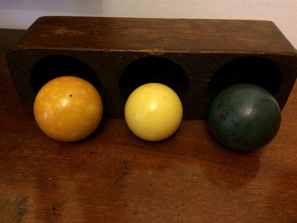 Antiques Atlas Victorian Billiard Balls In Wooden Box