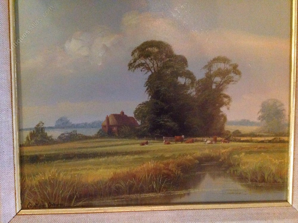 Antiques Atlas Christopher Osborne Landscape Oil Painting