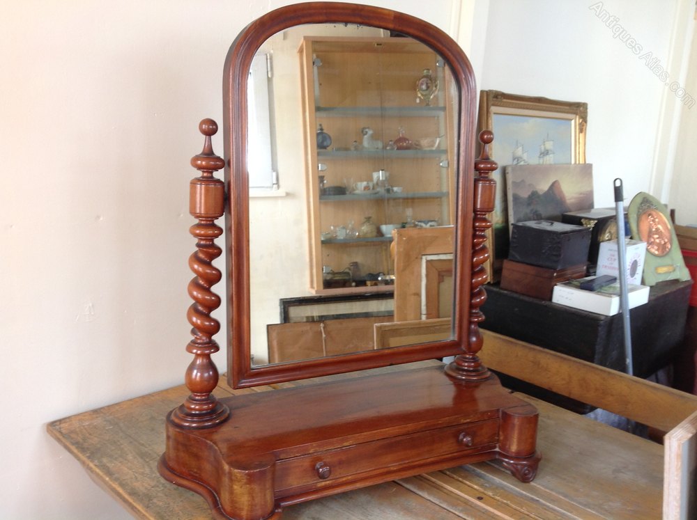 Antiques Atlas Victorian Mahogany Swivel Dressing Table Mirror