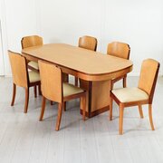 Art Deco Dining Suite By H&L Epstein 1930’s.