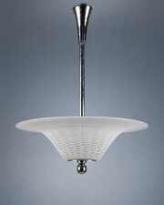 Art Deco Whitefriars Glass Pendant Light 1930s