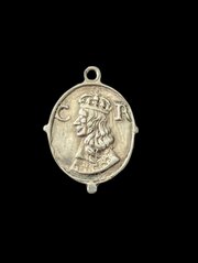 Charles 2nd Silver Marriage Medal 17th Century 