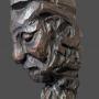 Greenman 17th Century Corbel With Horns