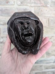 Late 15th Century Corbel Old Hag Or Witch