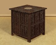 Anglo-Indian Carved Side Table C.1920
