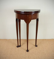 Antique Edwardian Fold Over Side Table.