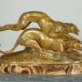 Art Deco Sculpture of Greyhounds c.1930