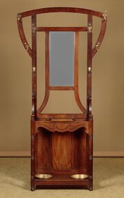 Art Nouveau Oak Hallstand C.1910