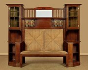 Arts & Crafts Hall Seat C.1910