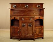 Arts & Crafts Oak Sideboard Dresser C.1910