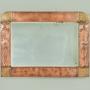 Arts & Crafts Repoussé Copper Wall Mirror c.1900