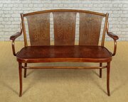 Bentwood Settee By Thonet C.1900