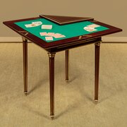 Brass Inlaid Envelope Games Table C.1920